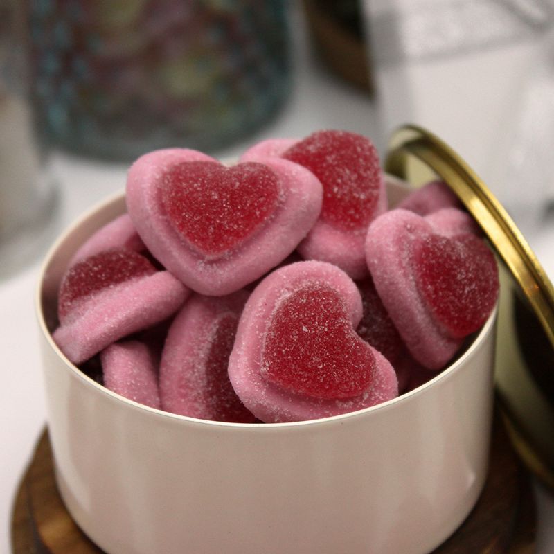 Bonbon coeur de fraise idéal Saint-Valentin - Vidal